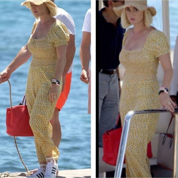 Anthropologie Faithfull the Brand Laszlo Smocked Jumpsuit - Picture 2 of 8